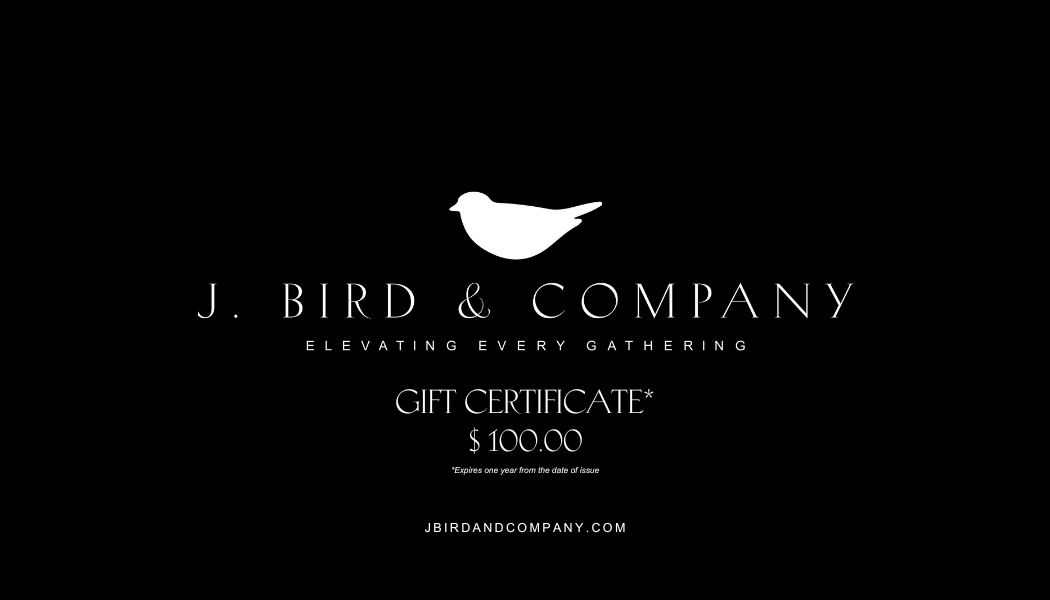 Gift Certificates - J. Bird & Company