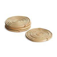 Cane Rattan Coaster Set - J Bird and Company