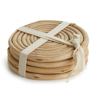 Cane Rattan Coaster Set - J Bird and Company