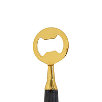 Louisa Black Marble Bottle Opener - J Bird and Company