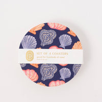 Sea Shells Coaster Set - J Bird and Company