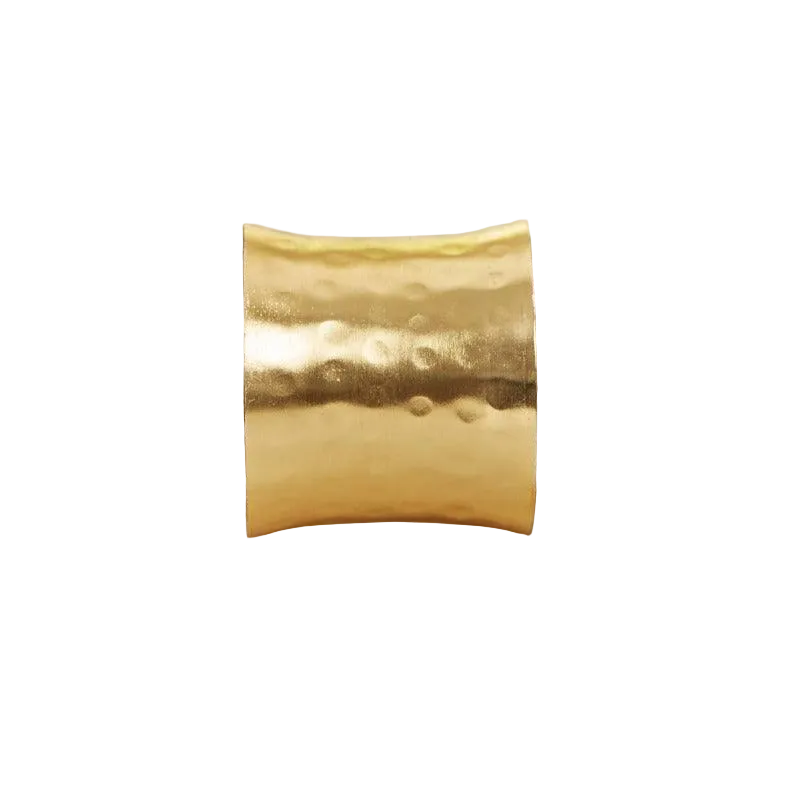 Hammered Gold Cuff Napkin Ring