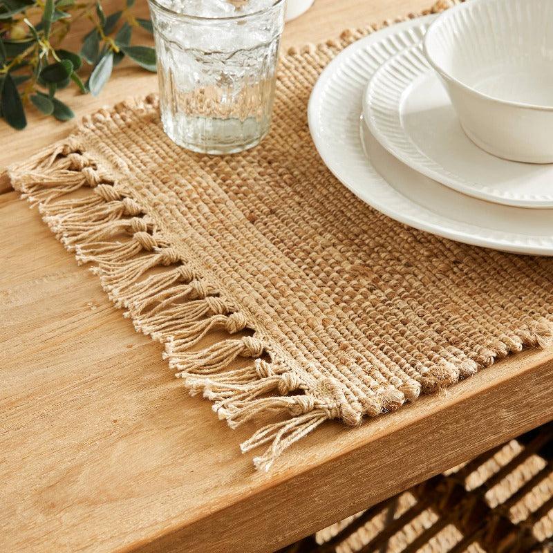 Rae Woven Fringe Placemat - J. Bird & Company