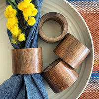 Anika Wooden Table Napkin Rings - J. Bird & Company