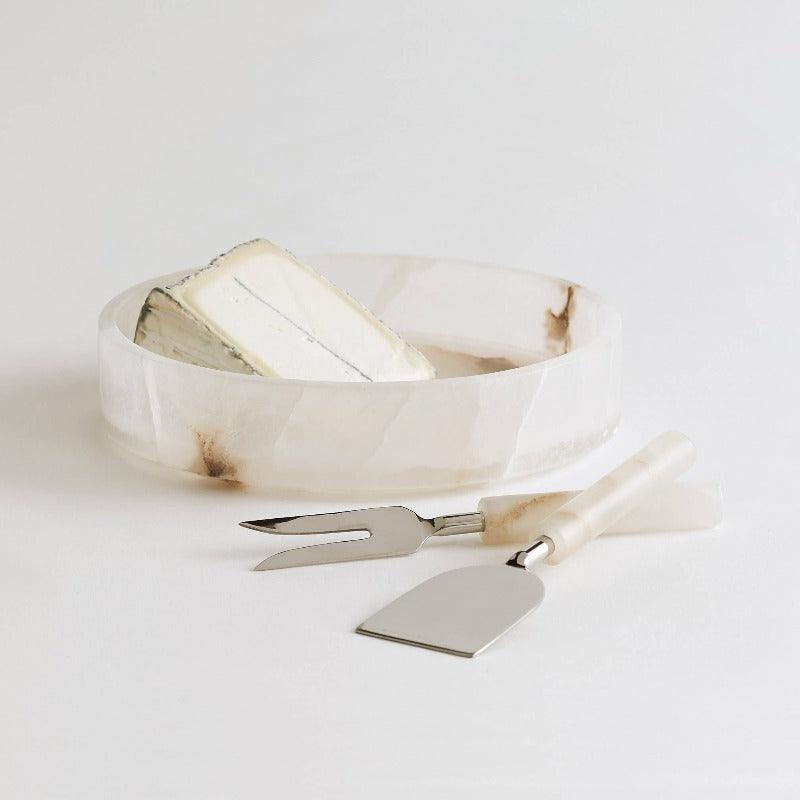 J. Bird & Company Alabaster Cheese Tool
