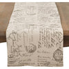 Script Print Table Runner - J. Bird & Company